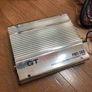 MGT パワーアンプ PWT-360 配線付き 通電済み