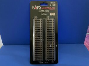 3H225　HOゲージ　KATO　カトー　UNITRACK　Code83　品番2-130　直線線路　174mm　※新品