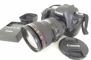 ▼ 1円スタート ▼ Canon キャノン EOS6D デジタル一眼レフ 24-105mm 1:4 L 中古 現状品 241205B6332