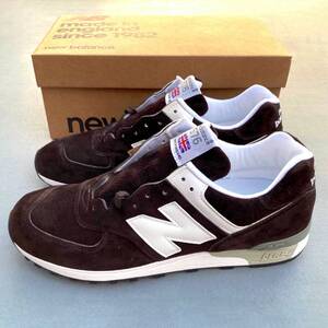 UK製 NEW BALANCE M576DBW ダークブラウン×ホワイト【30th Anniversary Collection】US9D 27cm スエード 新品 限定 イギリス英国製