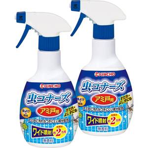 【まとめ買い】虫コナーズ 網戸用 虫除け 300mL 2ヶ月間効果持続×2個