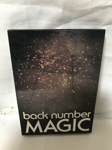 初回限定盤A MAGIC back number CD+2DVD バックナンバー