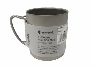 3個出品 snow peak/スノーピーク チタンダブルマグ 300 MG-152 新品