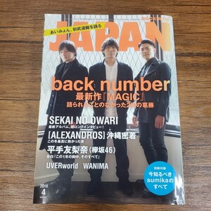 ロッキング・オン・ジャパン ２０１９年４月号 （ロッキング・オン社）(C119)