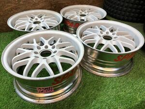 CＲＩＭＳＯＮ RACING SPARCO 15inch 6.5j+32 PCD100/114.3 4穴マルチ　レーシング スパルコ