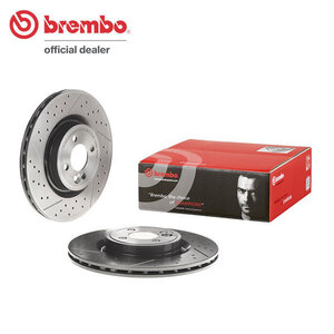 brembo ブレンボ ブレーキローター フロント用 ミニ (R56) SV16 H22.10～H26.4 クーパーS JCWスポーツブレーキ(4POT)(ドリルド&スリット)