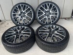 IS250 レクサス Fスポーツ 純正 19インチ 265/30ZR19 235/40ZR19 19X8J+45 19X9J+60 PCD 114.3 ホイール 2本 2022年 2本 2023年 タイヤ 