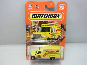 MATCHBOX マッチボックス INTERNATIONAL WORKSTAR AMBULANCE インターナショナル ワークスター アンビュランス