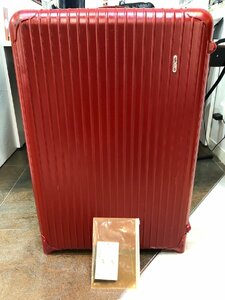 ◆【引取歓迎長野県諏訪市】RIMOWA リモワ スーツケース サルサ SALSA 98L? 型番：855.77 赤 2輪 中古◆14078★