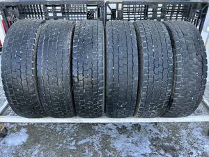 TBLT40 中古タイヤ 245/80R17.5 133/131J YOKOHAMA 710R ヨコハマ 夏タイヤ サマータイヤ SNOW MIX 4t 中型 ライトトラック 6本セット