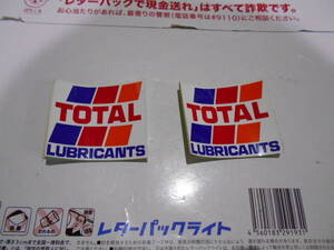 未使用品　オールド　TOTAL　トタル　ステッカー　2枚組　S　