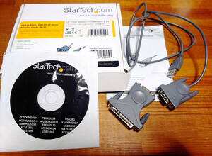 USB-RS232シリアル（DB9/DB25） 変換アダプタケーブル オス/オス StarTech.com USB to RS232 DB9/DB25 Serial Adapter Cable M/M