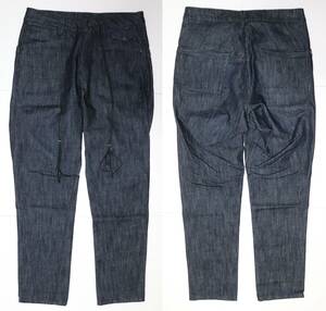 定価26000 新品 本物 KMRii Drop Crotch Denim Pants デニム パンツ 2202-PT01B M/3 ケムリ 7025