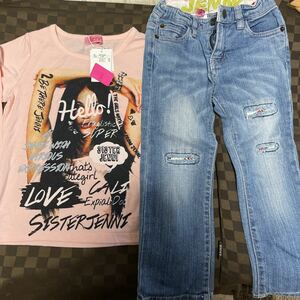 ジェニー★新品Tシャツ&中古ジーンズ★JENNI★サイズ110★セットで！