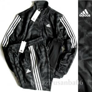 メンズ M ◆未使用 定価23,100円 adidas アディダス 総柄 ジャージ 上下 ジャージジャケット ジャージパンツ セットアップ トラックスーツ