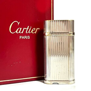  Cartier カルティエ ライター ガスライター ゴドロン シルバーカラー 喫煙具