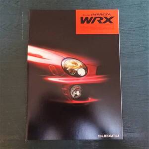 ★スバル　インプレッサＷＲＸ　カタログ　◆美品です　◇全国送料一律：198円