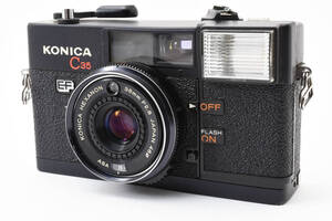 ★光学美品★ コニカ Konica C35 EF HEXANON 38mm F2.8 コンパクトフィルムカメラ MS7-3 B52 ★★ #1593 #4011 #26