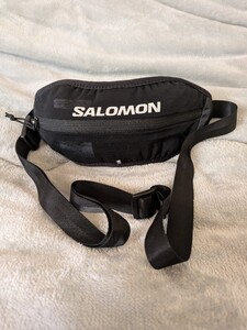  SALOMON LC2369600 ACTIVE SLING BELT カラーBlack / RUNNING ランニングベルト /サロモンウエストポーチ/ 新品購入試着のみ・美品