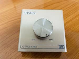 FOSTEX ボリュームコントローラー ハイレゾ対応 [PC100USB-HR2]　限定シャンパンゴールドモデル・動作確認済み