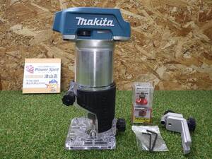 マキタ makita 18V 充電式トリマ RT50DZ 本体のみ ビット付 電動工具 穴あけ ルーター 動作確認済 中古品 241013