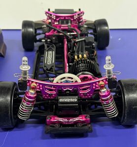 OVERDOSE オーバードーズ YOKOMO ACUVANCE Futaba 限定パープル 希少オプションパーツ多数 