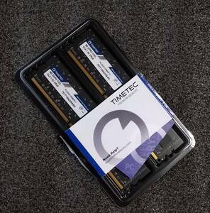 【中古】DDR3メモリ 16GB[8GB2枚組] TIMETEC 75TT13NU2R8-8G [DDR3-1600 PC3-12800]