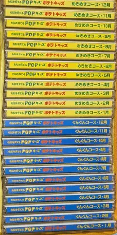 右脳を育てる めきめきコースとぐんぐんコース 小学校低学年 全12ヶ月CDセット