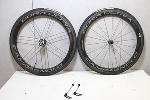 値下げ! ○Campagnolo カンパニョーロ BORA ULTRA 50 AC3 シマノフリー 11/12s対応 チューブラー ダークラベル カーボンホイールセット