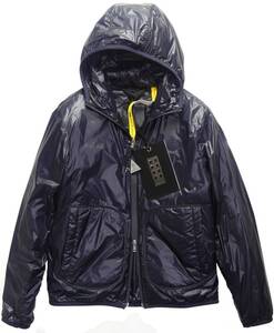 233,200円★新品国内正規品＜MONCLER モンクレール＞★3シーズン★ライトウエイト 同色ワッペン ダウンパーカ ダウンジャケット濃紺サイズ3