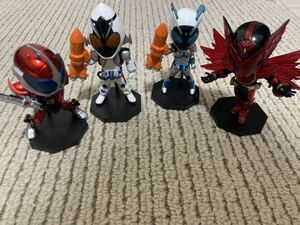 【即決】仮面ライダーオーズ 仮面ライダーフォーゼ 仮面ライダーアクセル 仮面ライダーなでしこ 一番くじ フィギュア 4個セット