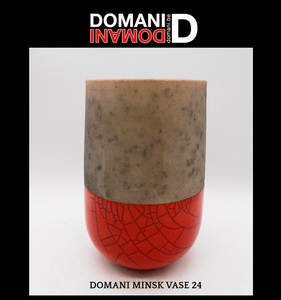 ＜DOMANI Collection＞DOMANI MINSK VASE 24＿旧ドマーニ ミンスクベース24＿廃盤色レッド