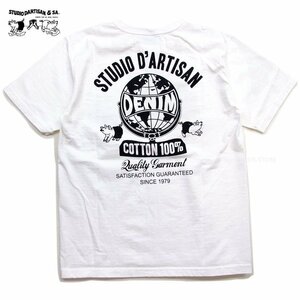 新品 ダルチザン 吊り編みTシャツ 白XL 厚手 日本製 半袖tシャツ STUDIO D