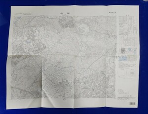 25000分の1地形図【前開】国土地理院発行・平成7年緊急修正測量・平成7年発行　《阪神大震災直後の緊急修正版・神戸地下鉄西神線》