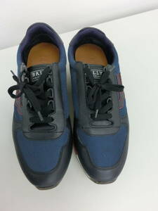 ◎超美品【ＢＡＬＬＹ】USED☆バリー　スニーカー：レザー＆スウェード/EU８E・US９D