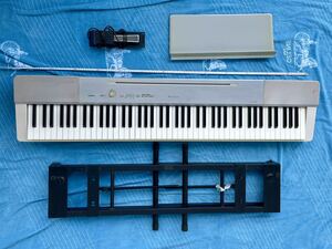 RE1112a 作動確認済 電子ピアノ CASIO カシオ キーボード Privia PX-150WE フット/ サスティンペダル SP-20 スタンド ACアダプタ 福岡市