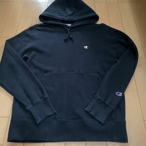 ☆Champion チャンピオンフードスウェット ☆サイズＭネイビー