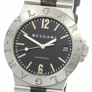 ブルガリ BVLGARI LCV35S ディアゴノ デイト 自動巻き メンズ 保証書付き_791958