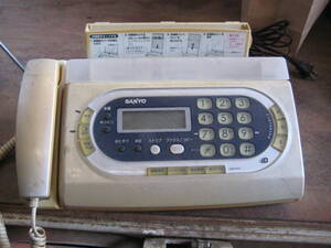 中古】SANYO SFX-P15 ファクシミリ 電話機＜雑貨＞ 電話 ファックス 電子機器 三洋電機 家電 