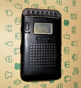 ICF-N400RV ソニー 受信確認済 完動品 AM FM ワイドFM ラジオNIKKEI ポケットラジオ 出張 通勤 旅行 競馬 防災 ジョギング 登山 32889