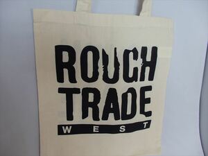 ：★新品未使用★ラフトレードトートバッグ(Rough Trade Records)（白）（ロンドン）ＬＡ46