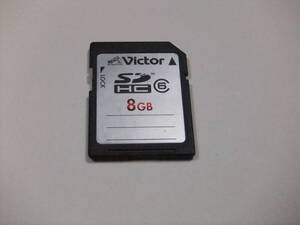 SDHCカード 8GB CLASS6 フォーマット済み 1枚 Victor