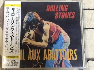 ★中古CD　The ROLLING STONES/ローリングストーンズ「EXIL AUX ABATTOIRS」　Live at Pavillon Paris France June 4th 1976