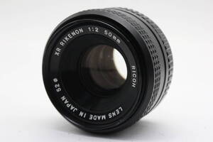 【返品保証】 【和製ズミクロン】リコー Ricoh XR Rikenon 50mm F2 レンズ v5593