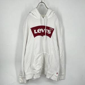 L Levi’s リーバイス パーカー パイル ホワイト 長袖 リユース ultramto pa0459