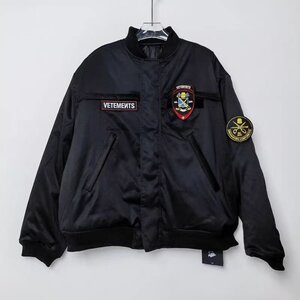 VETEMENTS ヴェトモン アウター フライトジャケット カジュアル JACKET ジャケット 上着 M TN 1