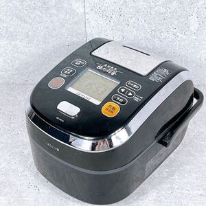 ZOJIRUSHI 炊飯器 NP-WS10 南部鉄器 極め羽釜 ゾウジルシ 象印 圧力IH 5.5合炊き 黒 ブラック