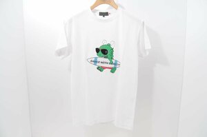 coco★ダンスウィズドラゴン★半袖クルーネックTシャツ★サーファードラゴン★白★ホワイト★2(M)★USED※ネコポス発送可★67850