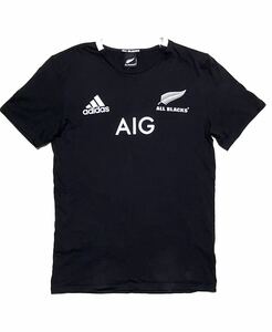 送料無料 ニュージーランド オールブラックス adidas スポンサー入り Tシャツ ラグビー