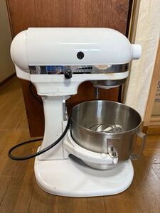 展示品★美品★スタンドミキサー★キッチンエイド★KitchenAid/Heavy Duty KSM5★100V★動作確認済 ホワイト★厨房用★業務用★ミキサー★